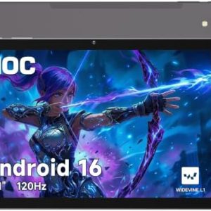 Alternative view of AOC Tablet Android 16 de 10 pulgadas, pantalla HD IPS de alto brillo d