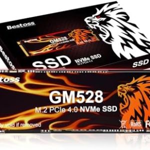Alternative view of Bestoss Disco duro interno de estado sólido SSD M.2 NVMe PCIe 2280 de