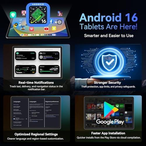 Tablet 2026 La primera tableta Android 16 del mundo con Gemini AI, pan - Image 3