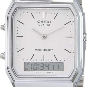 Casio - Reloj para Hombre - AQ230A7D, Plata, Core