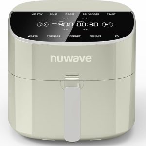 Nuwave Brio Plus - Freidora de aire de 8 cuartos, sin PFAS, nueva y me