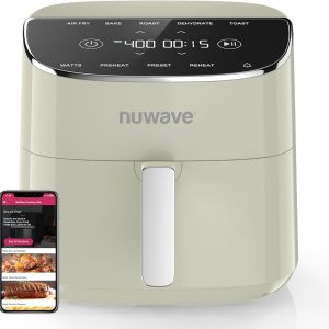 Nuwave Brio Plus - Freidora de aire de 8 cuartos de galón, nueva y mej