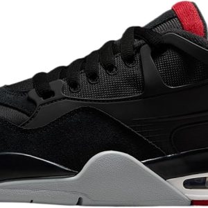 Air Jordan 4 RM - Tenis para hombre (FQ7939-060, negro/antracita/rojo