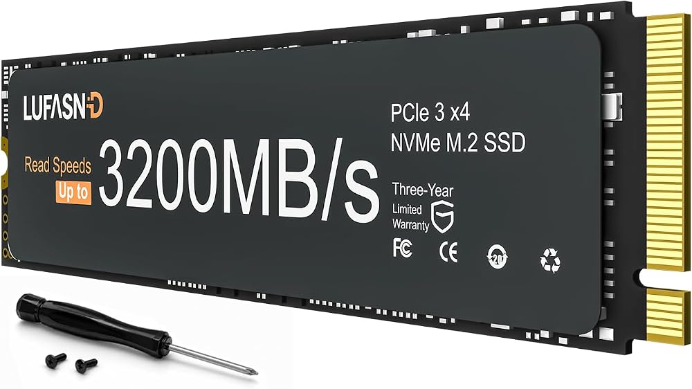Unidad interna de estado sólido SSD 2280 M.2 NVMe de 2 TB, PCIe Gen3 x