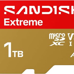 SanDisk Tarjeta UHS-I Extreme microSD de 1 TB, hasta 245 MB/s de lectu