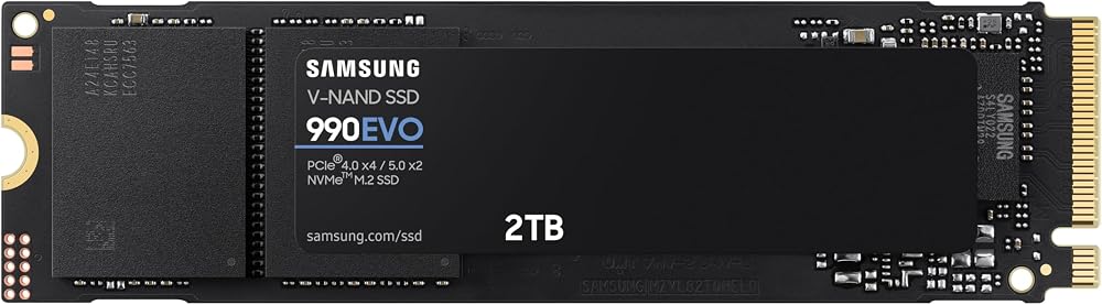 Samsung SSD 990 EVO 2TB, PCIe Gen 4x4 | 5x2 M.2 2280, hasta 5,000MB/s