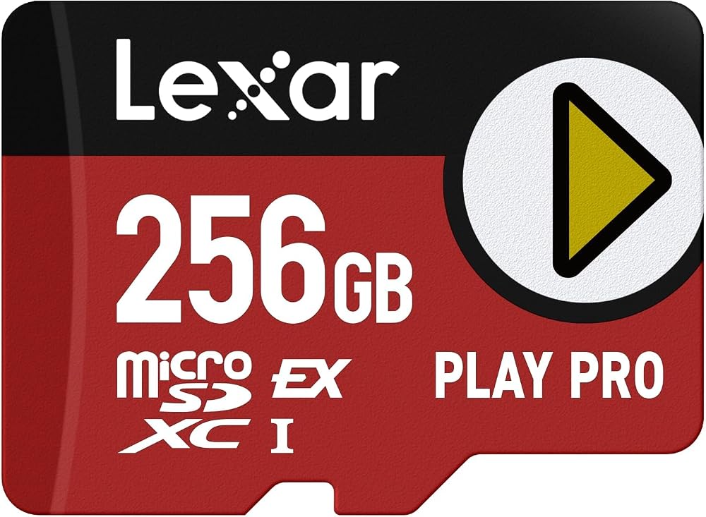 Tarjeta microSD Express Lexar Play PRO de 256 GB, UHS-I, C10, U3, V30,