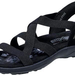 Skechers Zapatos deportivos Reggae Slim para mujer, elásticos, flexibl