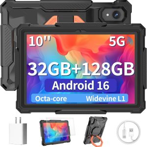 Tableta 10 pulgadas Android 16 tableta, 32GB RAM 128GB ROM