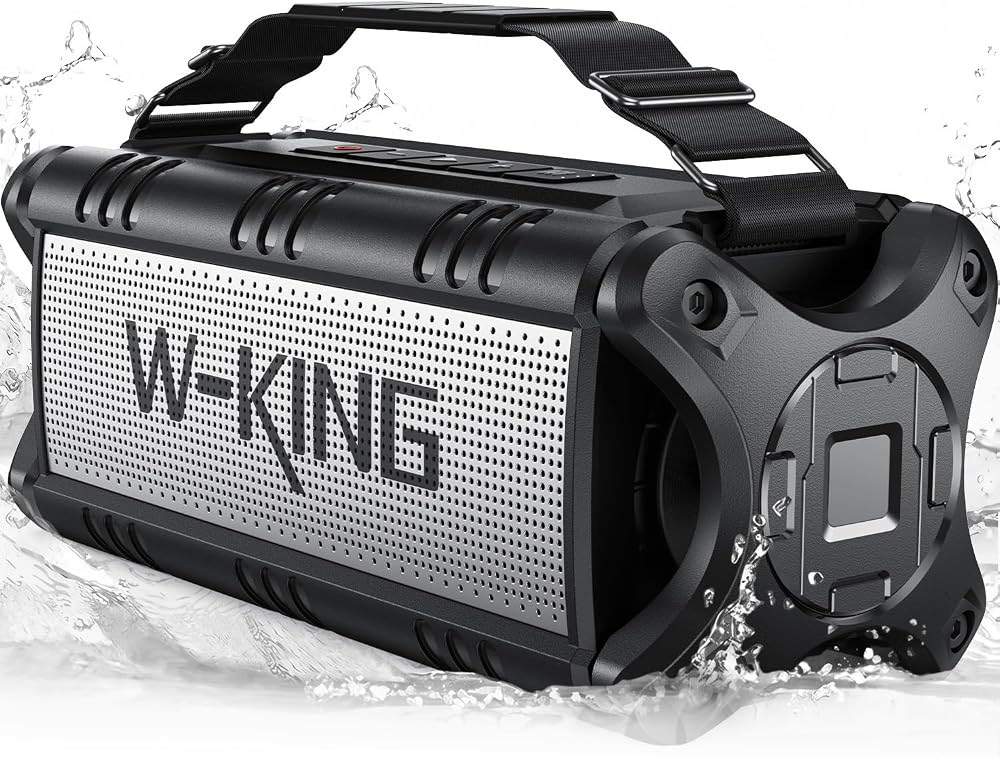W-KING Altavoz Bluetooth de 90 W máx., altavoces inalámbricos portátil