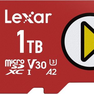 Lexar - Tarjeta Micro SD de 1TB Play, UHS-I, C10, U3, V30, A2, Full HD