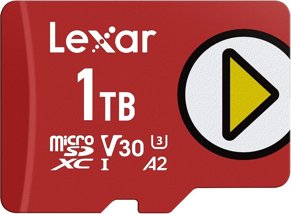 Lexar - Tarjeta Micro SD de 1TB Play, UHS-I, C10, U3, V30, A2, Full HD