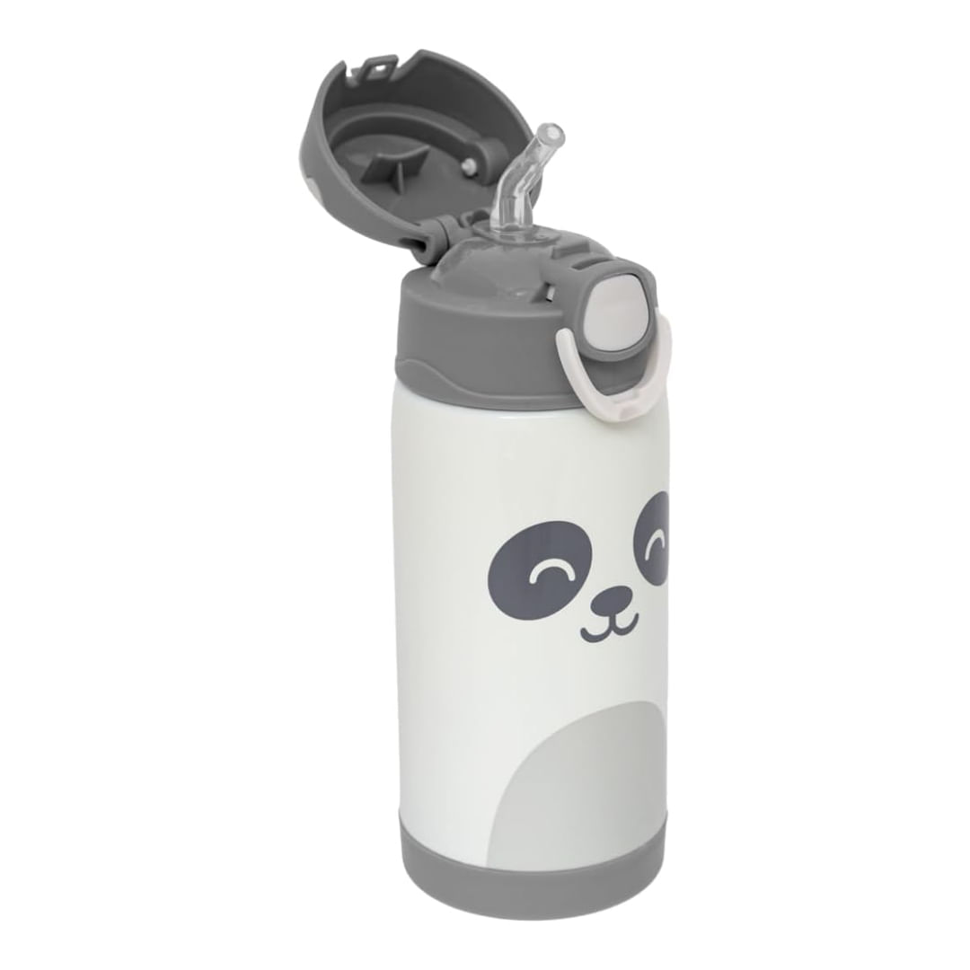 Botella Termica De Doble Pared 400Ml C Pajita C Diseño Panda - Image 2