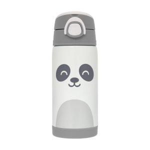 Botella Termica De Doble Pared 400Ml C Pajita C Diseño Panda