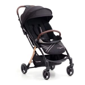 Carrito Complus Autoplegable Negro-Dorado