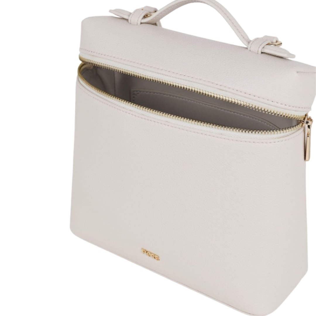 Mochilita casual color ivory mujer Fiore - Image 3