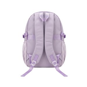 Alternative view of Mochila De Cuadros Y Estrellas Acolchadas Violeta