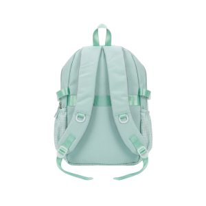 Alternative view of Mochila Grande Con Panel Frontal Cuadros Vichy Verde