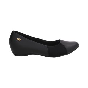 Chatita Cuero Para Juanete Negro Mujer Usaflex
