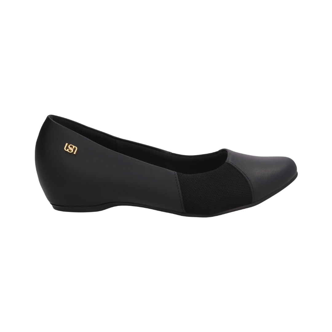 Chatita Cuero Para Juanete Negro Mujer Usaflex