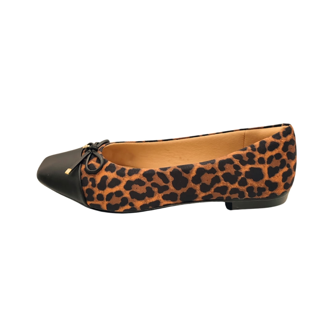 Chatita Animal Print Combinado Con Negro Mujer Tiare - Image 2