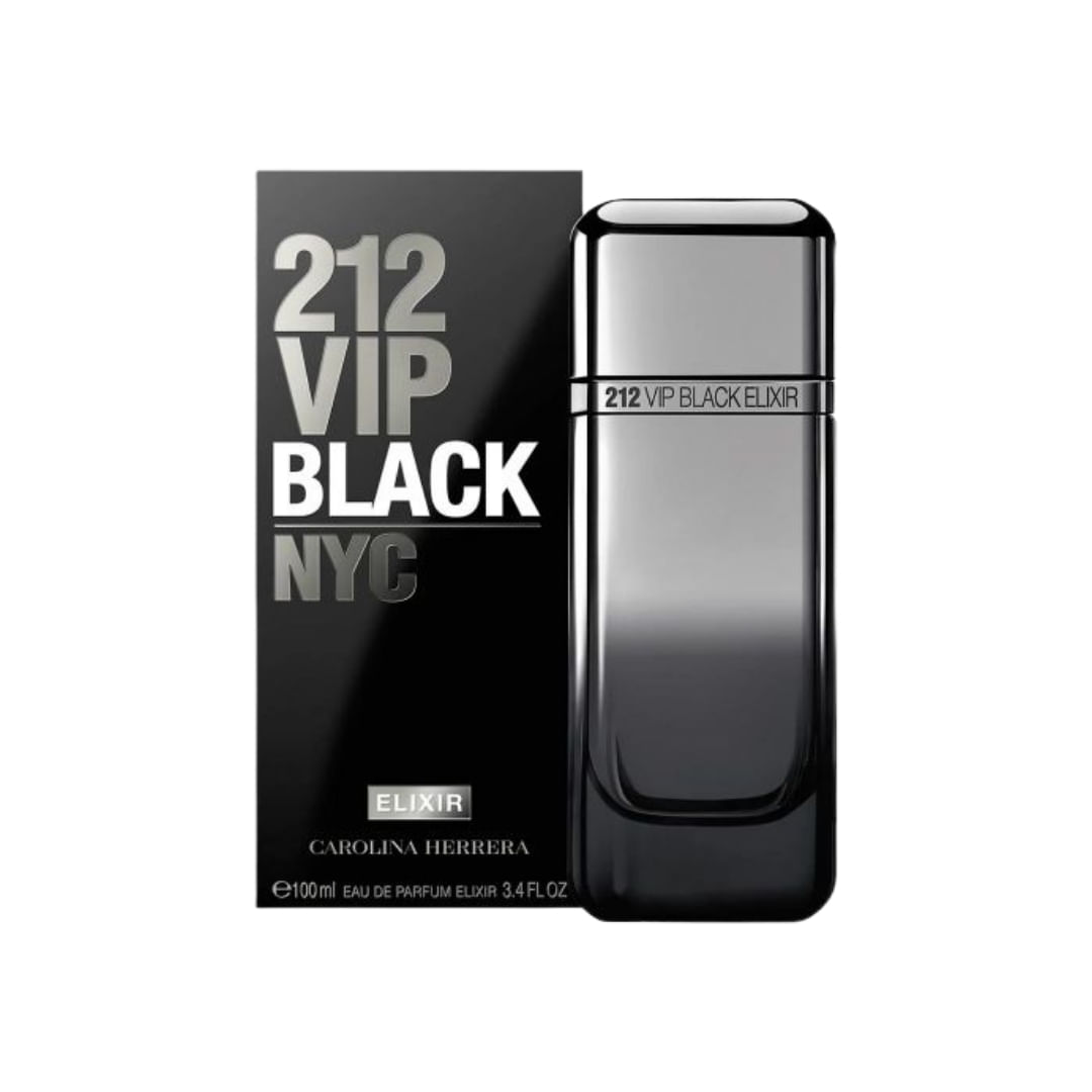 Perfume 212 Vip Black Elixir Eau De Parfum 100 Mililitros Hombre Carol - Image 2