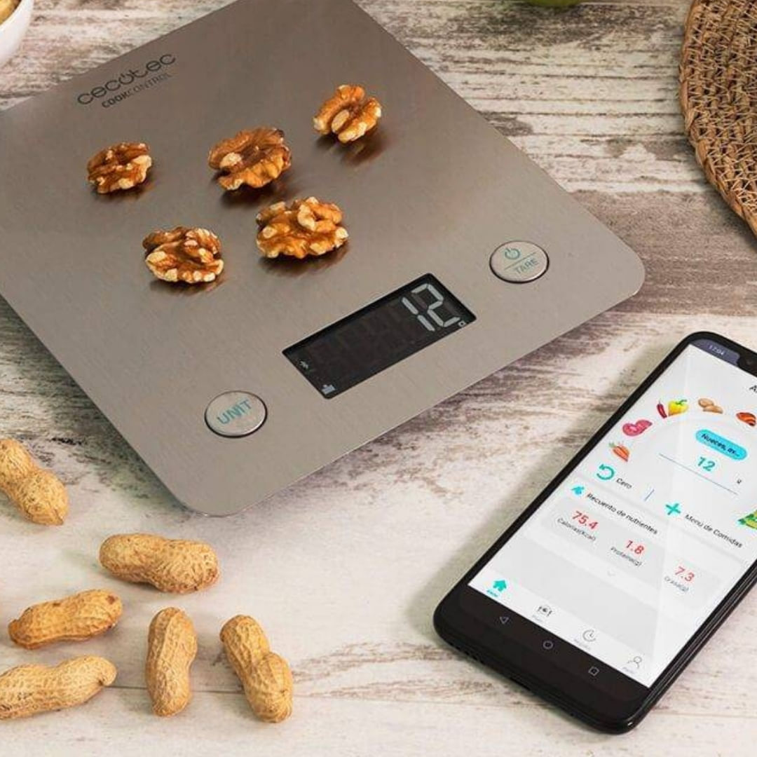 Balanza De Cocina Con Conectividad Bluetooth CookControl 10000 Cecotec - Image 3