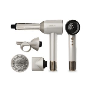 Secador De Pelo 1600 W Dryglam Waves Champagne Cecotec