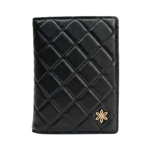 Porta Pasaporte Black Fiore