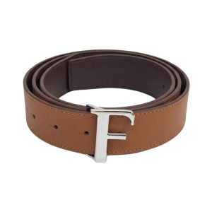 Cinto Doble Faz Tan Brown Fiore