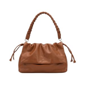 Cartera Camel De Hombro Bolsa Fiore