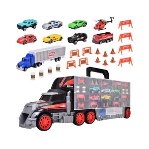Camión De Bomberos Maletín Transportador Para 42 Coches Simba Dickie