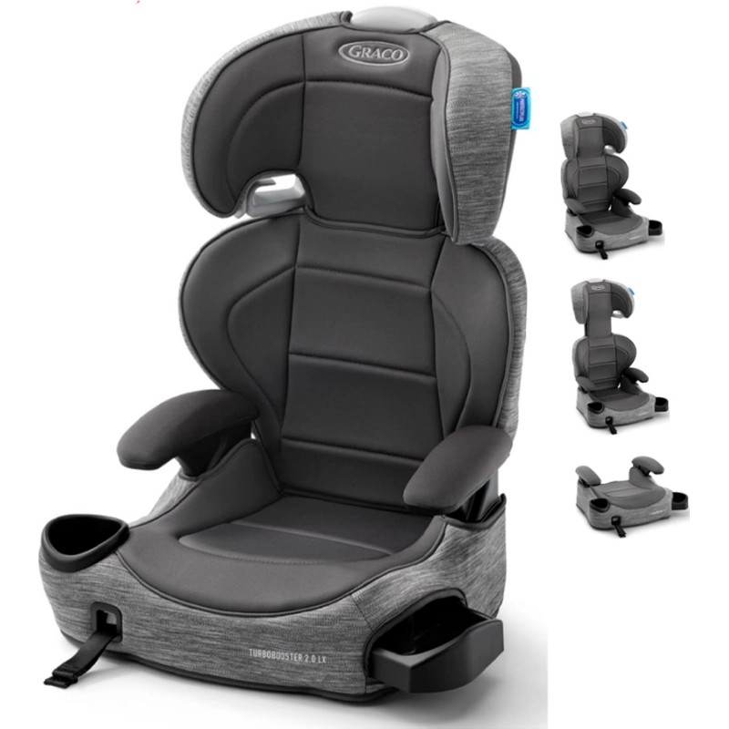 Car Seat Graco Elevador C Respaldo Turbobooster 2.0 Lx Gannon Gr220303