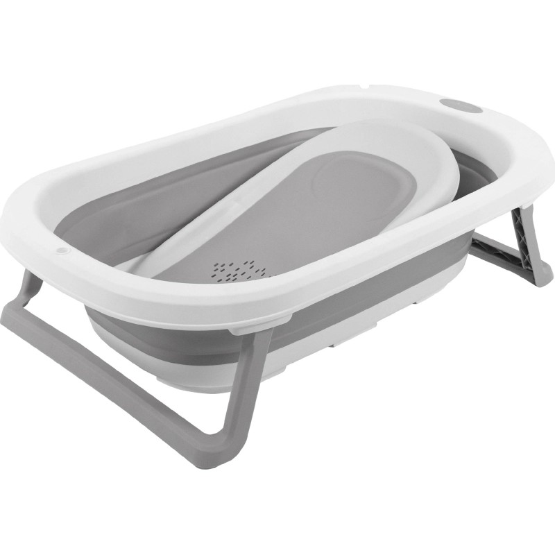 Banera Para Bebe Pb B102Gr Plegable Con Reductor Gris 25Kg