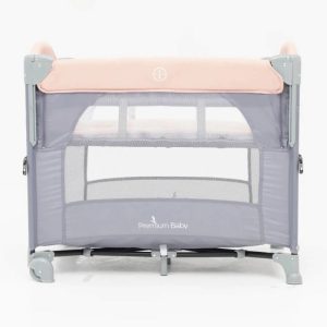 Cuna Corralito Con Colecho Play Rosa Pb2383 Premium Baby