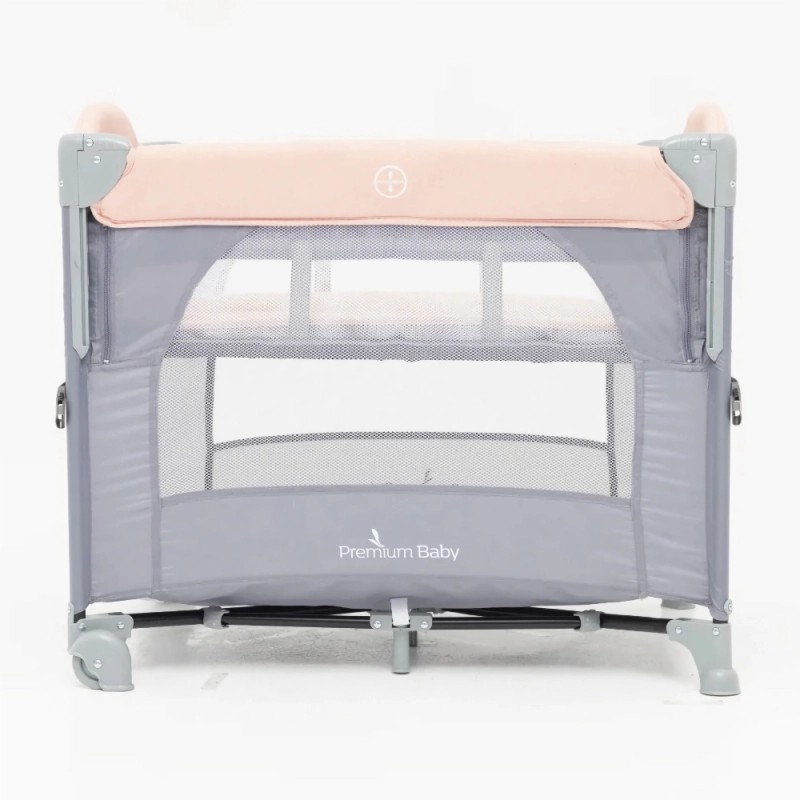 Cuna Corralito Con Colecho Play Rosa Pb2383 Premium Baby