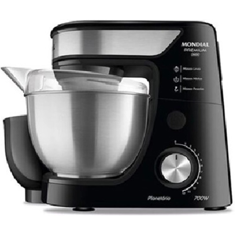 Batidora Mondial Planetaria 700W Premium Inox 2 Bols Bp 02P B Ti