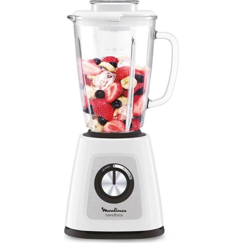 Licuadora Moulinex Edxlllm435 2V 1.75L 800W Vaso Vidrio Blanco