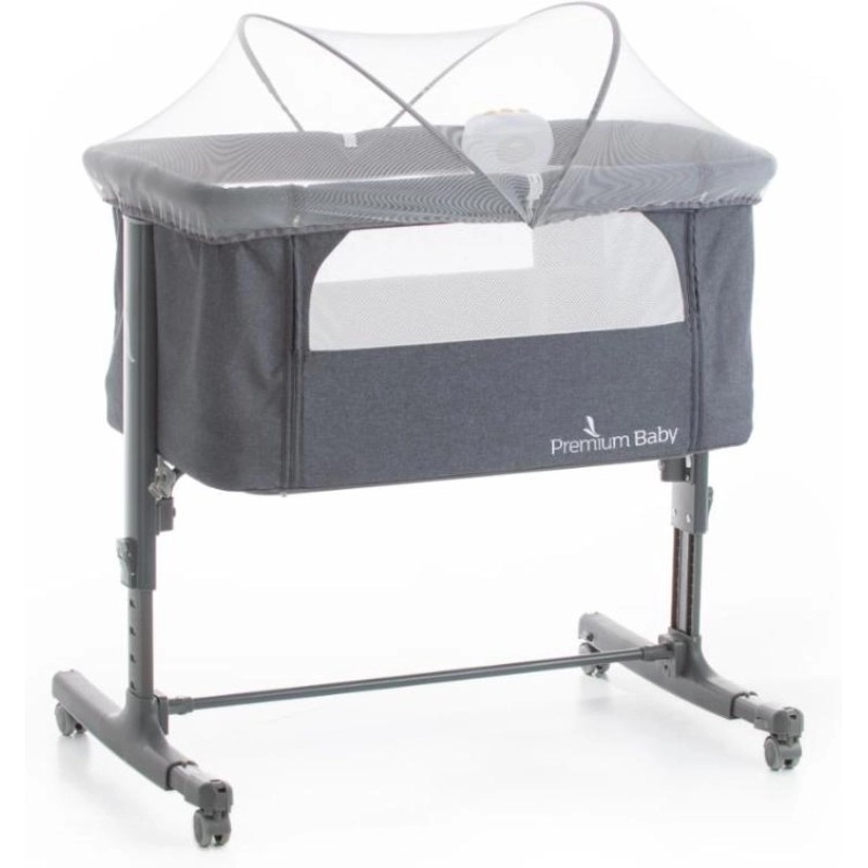 Cuna Colecho Mix Premium Baby Gris Pb2318