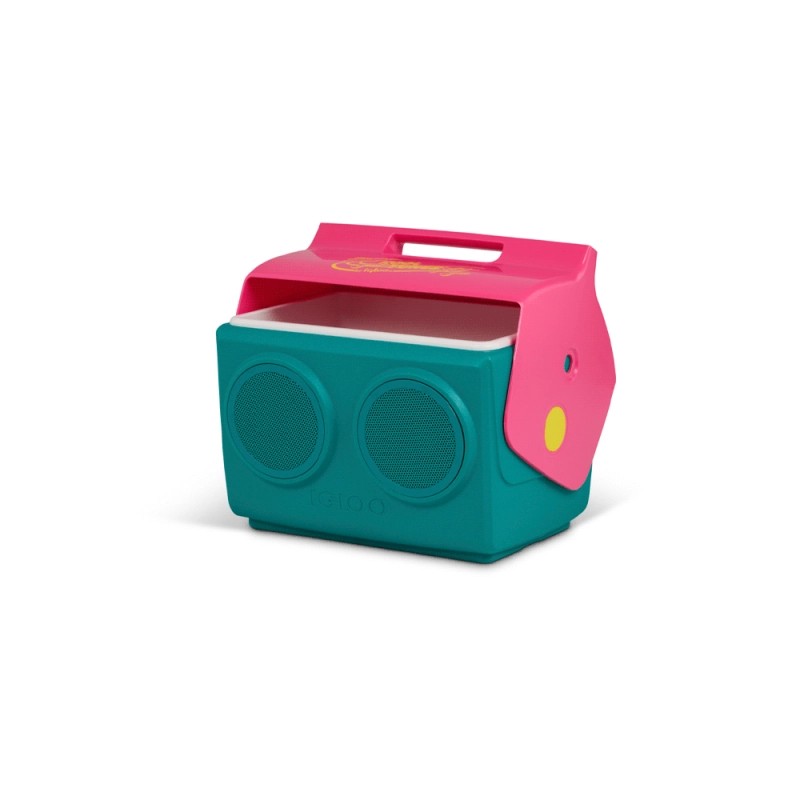 Conservadora C Parlante Igloo 13L Pmc Rosa Verde 1P 37X28X35Cm 27735