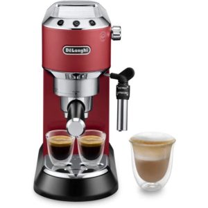 Cafetera Delonghi Espresso Dedica Metal Rojo 952 398