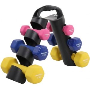 Set De Mancuernas De Vinilo Acat16039 12Kg