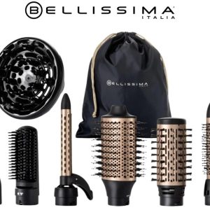 Cepillo Secador Bellissima 8 En 1 Air Wonder