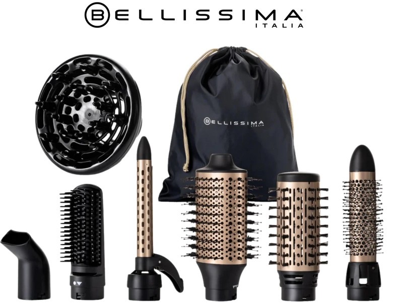 Cepillo Secador Bellissima 8 En 1 Air Wonder