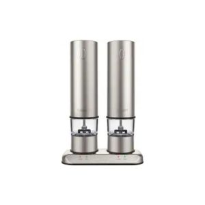 Kit Moledor De Temperos Electrico Recargable Inox Bivolt