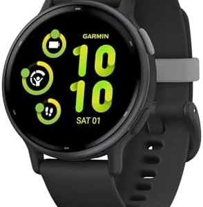 Alternative view of Garmin vívoactive® 5, Health & Fitness GPS Smartwatch, 42mm, Black