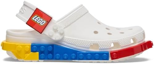 Crocs Zuecos clásicos unisex con sistema LEGO para niños, zapatos LEGO - Image 2