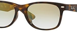 Alternative view of Ray-Ban Rb2132f New Wayfarer Low Bridge Fit Square Sunglasses for Men