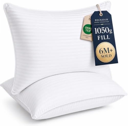 Almohada de gel de colección Beckham Hotel (paquete por 2). Almohada d - Image 2