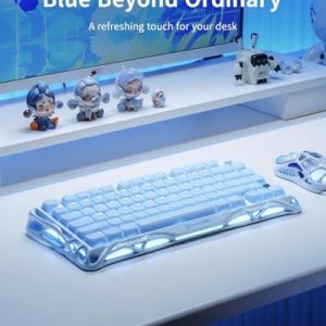 GravaStar Teclado mecánico inalámbrico para juegos Mercury K1 75% con - Image 3